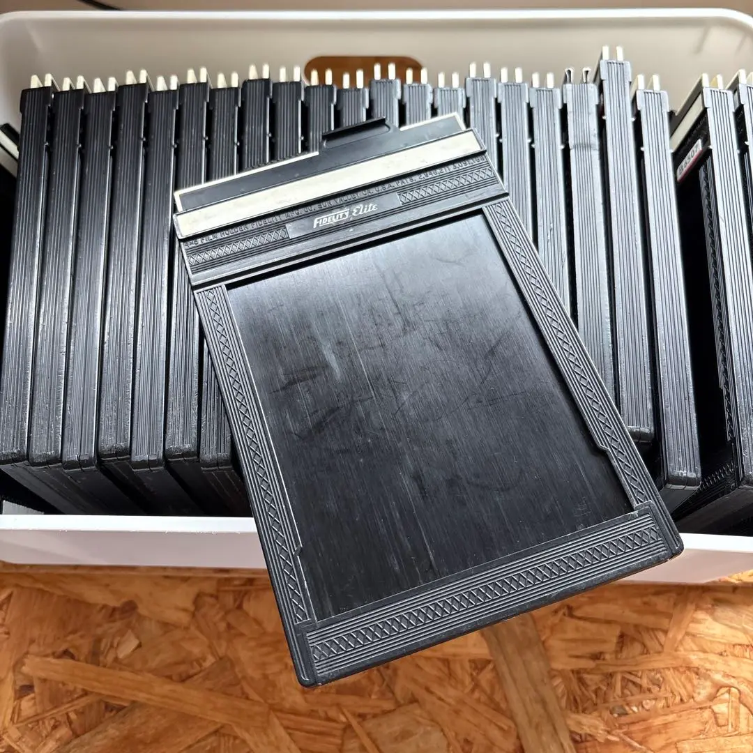 10枚セット‼️Fidelityフィルムホルダー 4×5 大判カメラ用 Amazon | 4X5 フィルムホルダー Fidelity Elite/カメラ