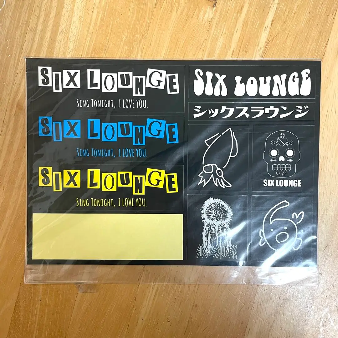 SIX LOUNGE「3」新品未使用 ステッカー付き 2025年最新】six lounge ステッカーの人気アイテム - メルカリ