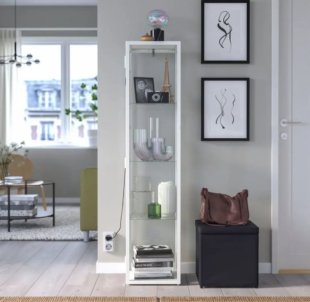 激レア今では手に入らないIKEAガラスキャビネット当時物 0be4b457c31d117fc4696e712f4cf2