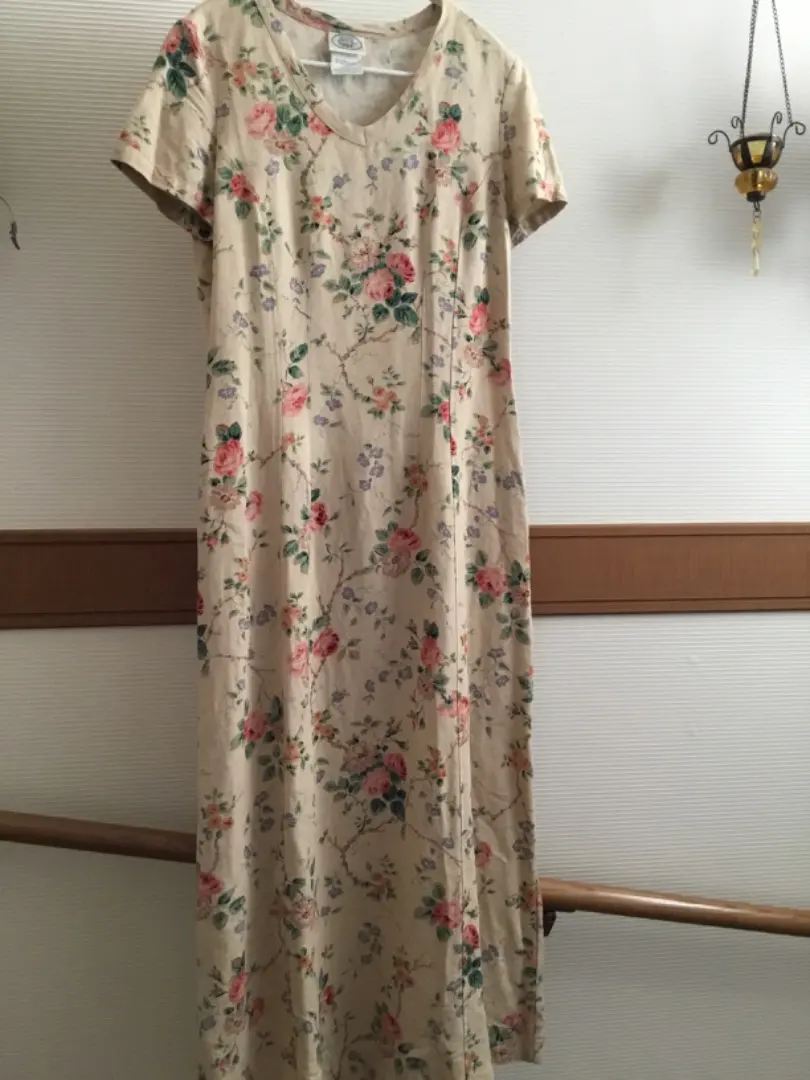 Thumbnail of Laura Ashley Linen Long Dress Floral Classic Ribbon