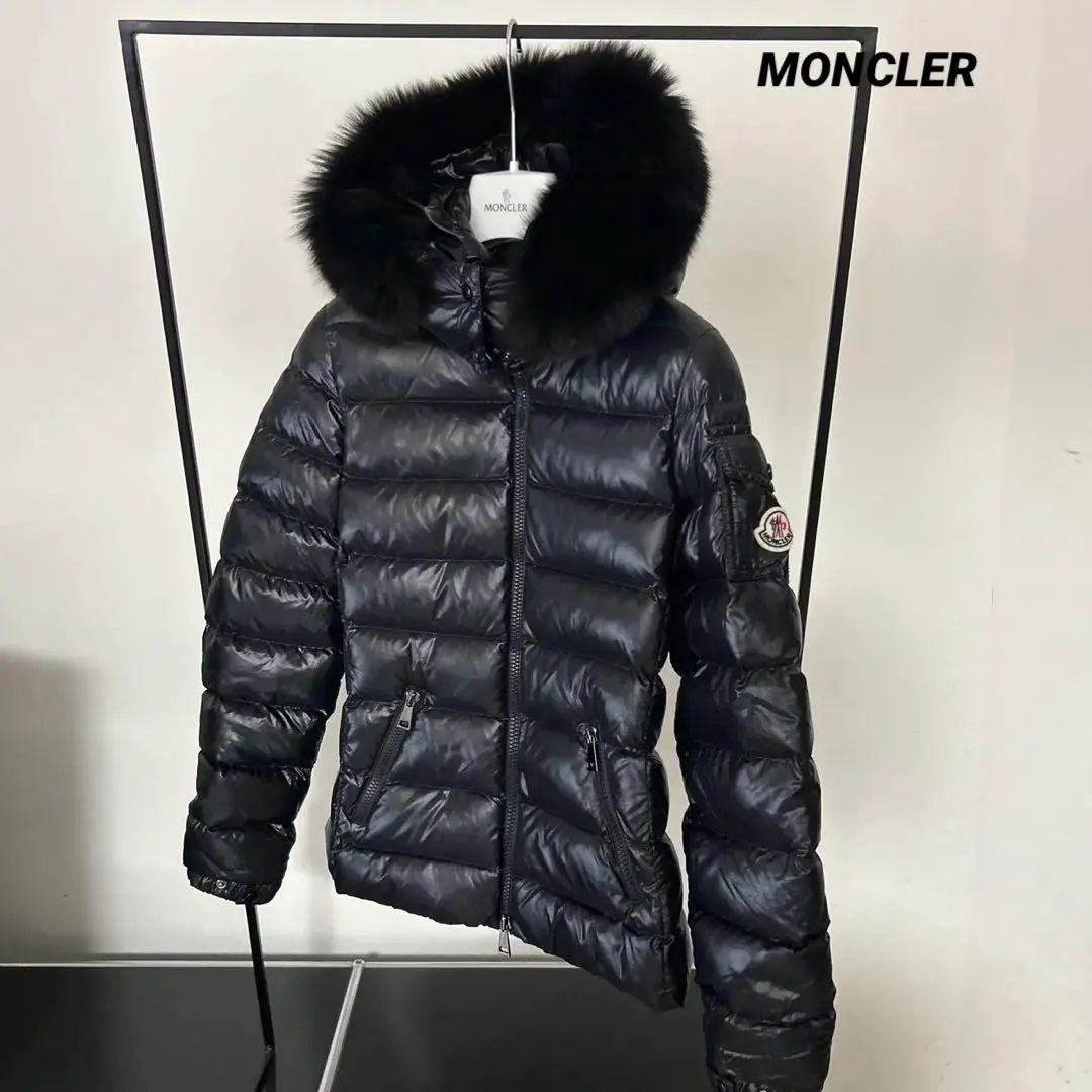 モンクレール★リアルファー★フォックス★ブラック★サイズ0 MONCLER リアルファー MONCLER(モンクレール) アウター(レディース