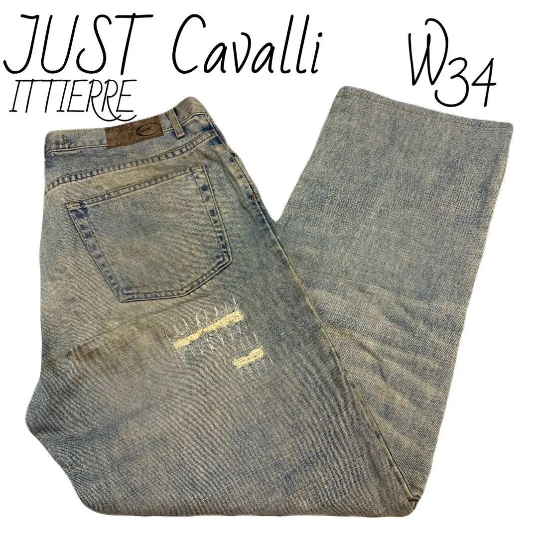 justcavalli ジャストカヴァリデニムプルオーバー 楽天市場】Just Cavalli（素材（生地・毛糸）デニム）（メンズ