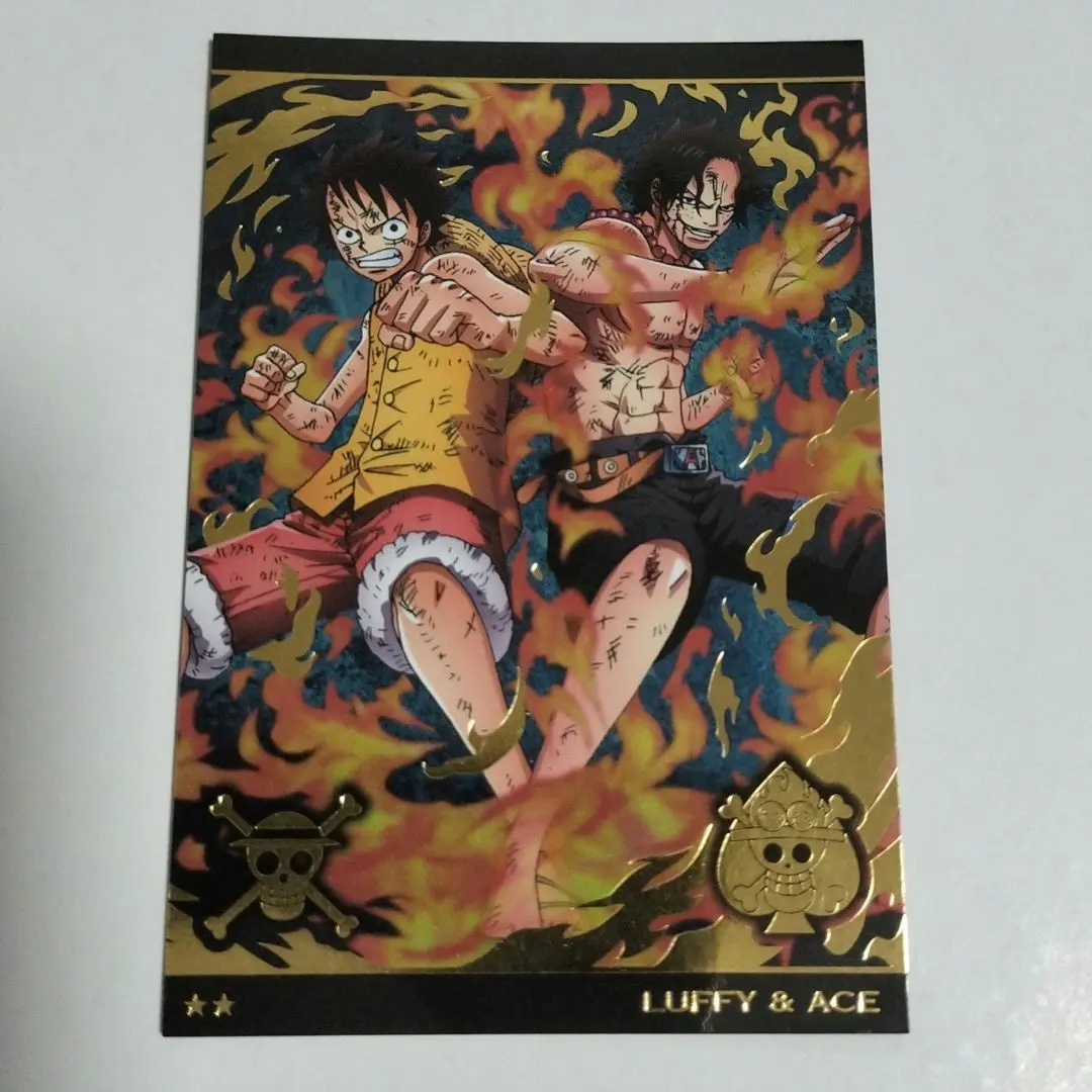 Thumbnail of One Piece Wafer Card - Luffy & Ace: Bonds of Brothers (Rarity: R)