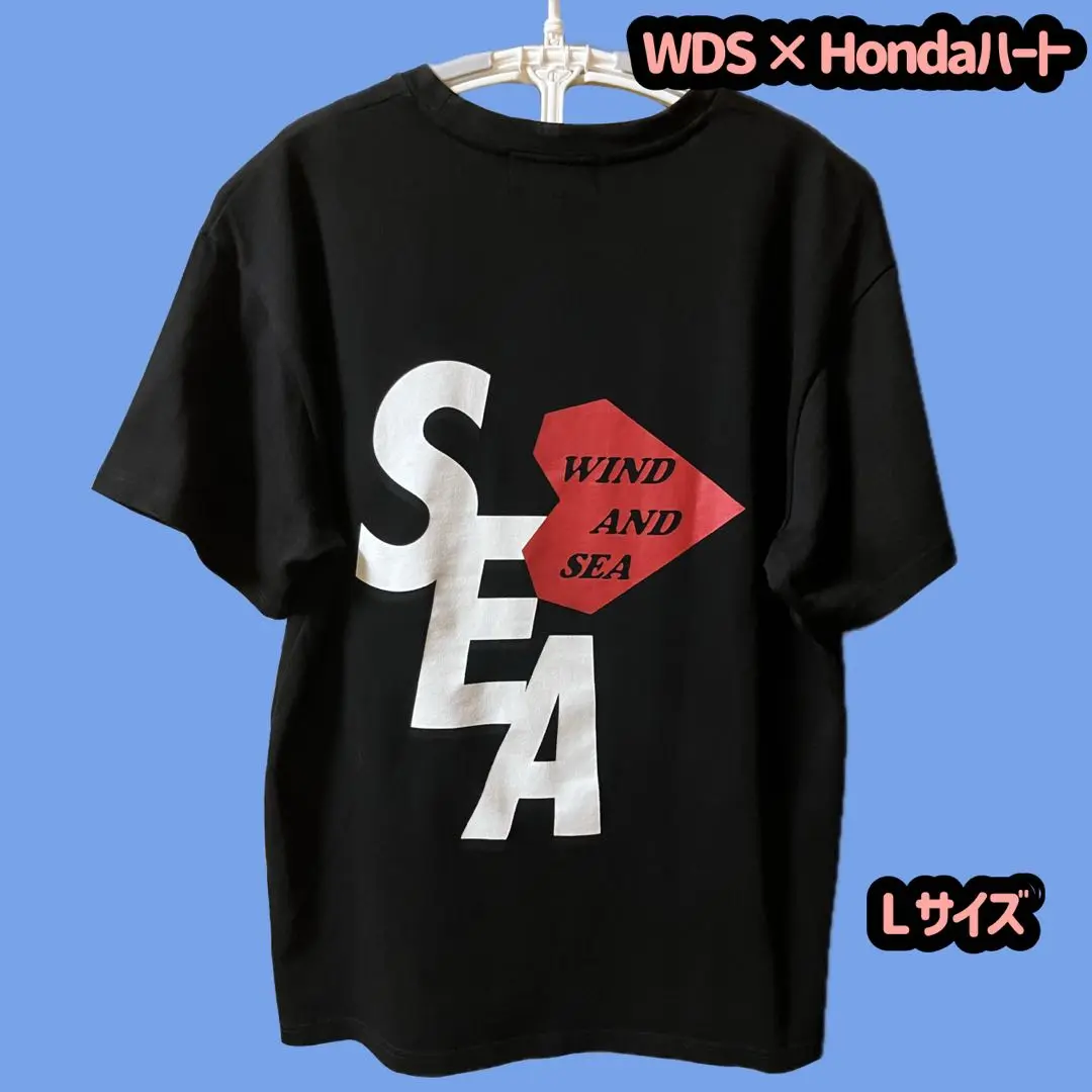 新品タグ付き wind and sea HONDAハート ポーチ
