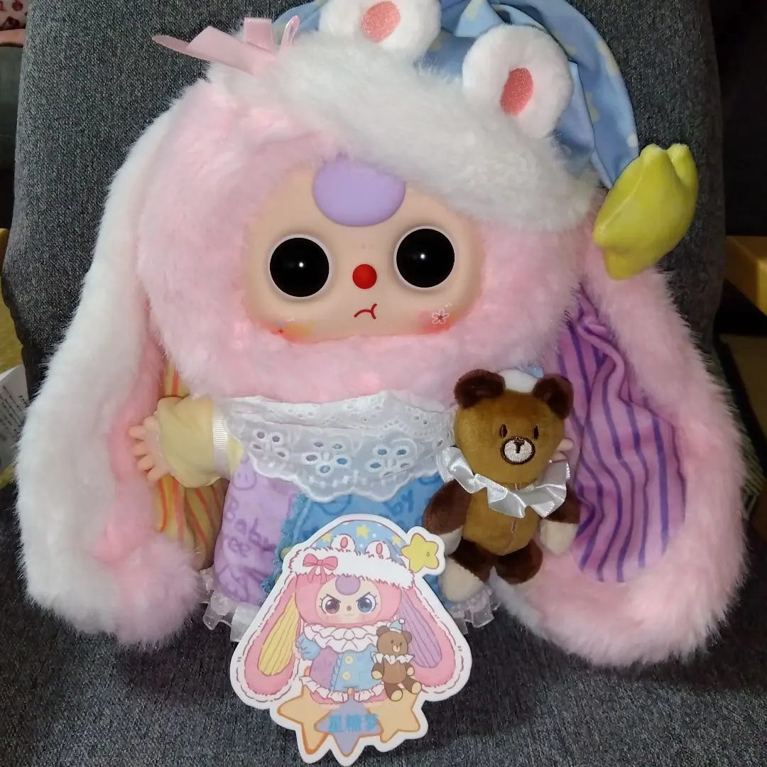 Thumbnail of Final price drop!! BabyThree 400% Hoshitsui Yume plush toy with rabbit ears