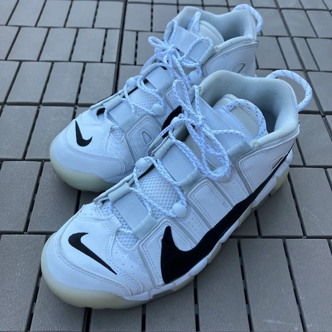 ナイキ エアモアアップテンポ コピーペースト ホワイト 26.5㎝ 楽天市場】NIKE(ナイキ) サイズ:26.0cm Air More Uptempo Copy