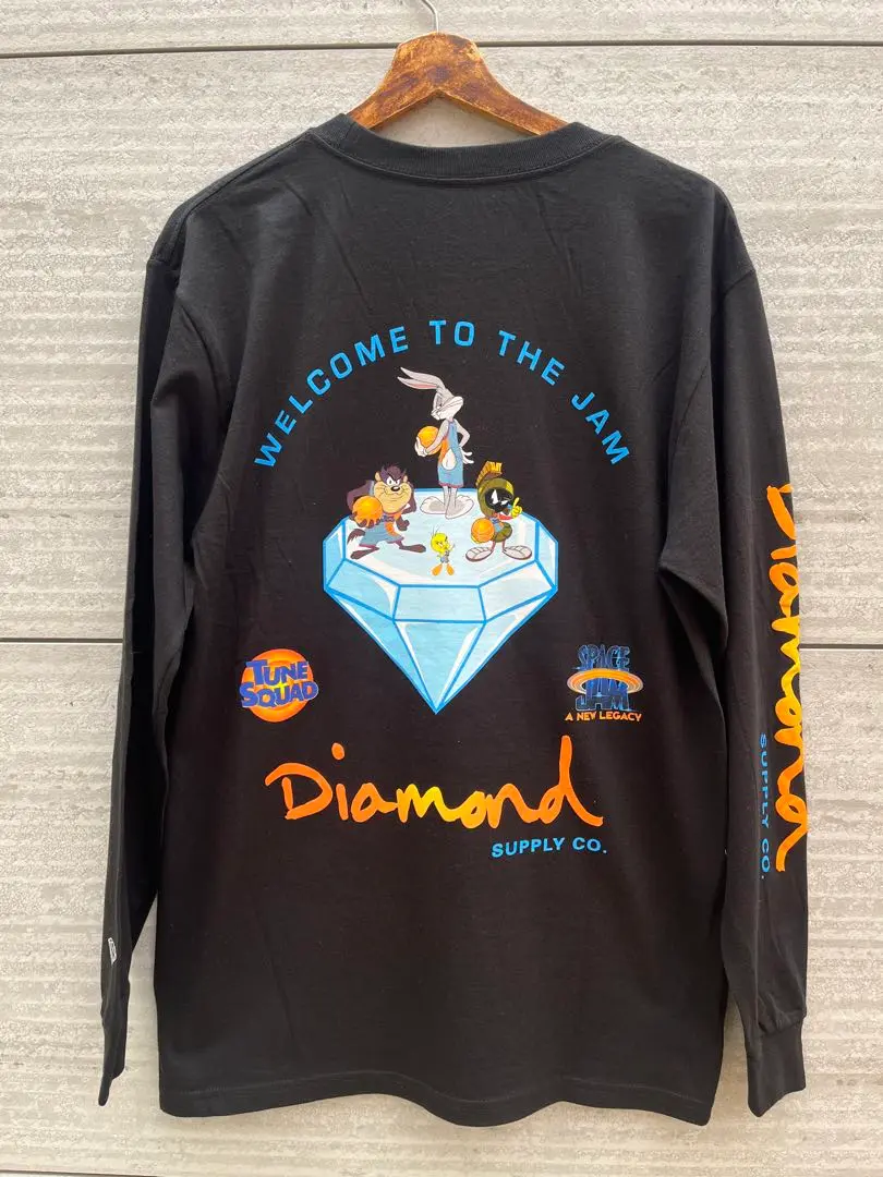 NY人気 【Diamond Supplyダイアモンドサプライ】 バラ蛇 ロンT★ Diamond Supply Co. Tシャツ ダイヤモンドサプライ DMND Gang
