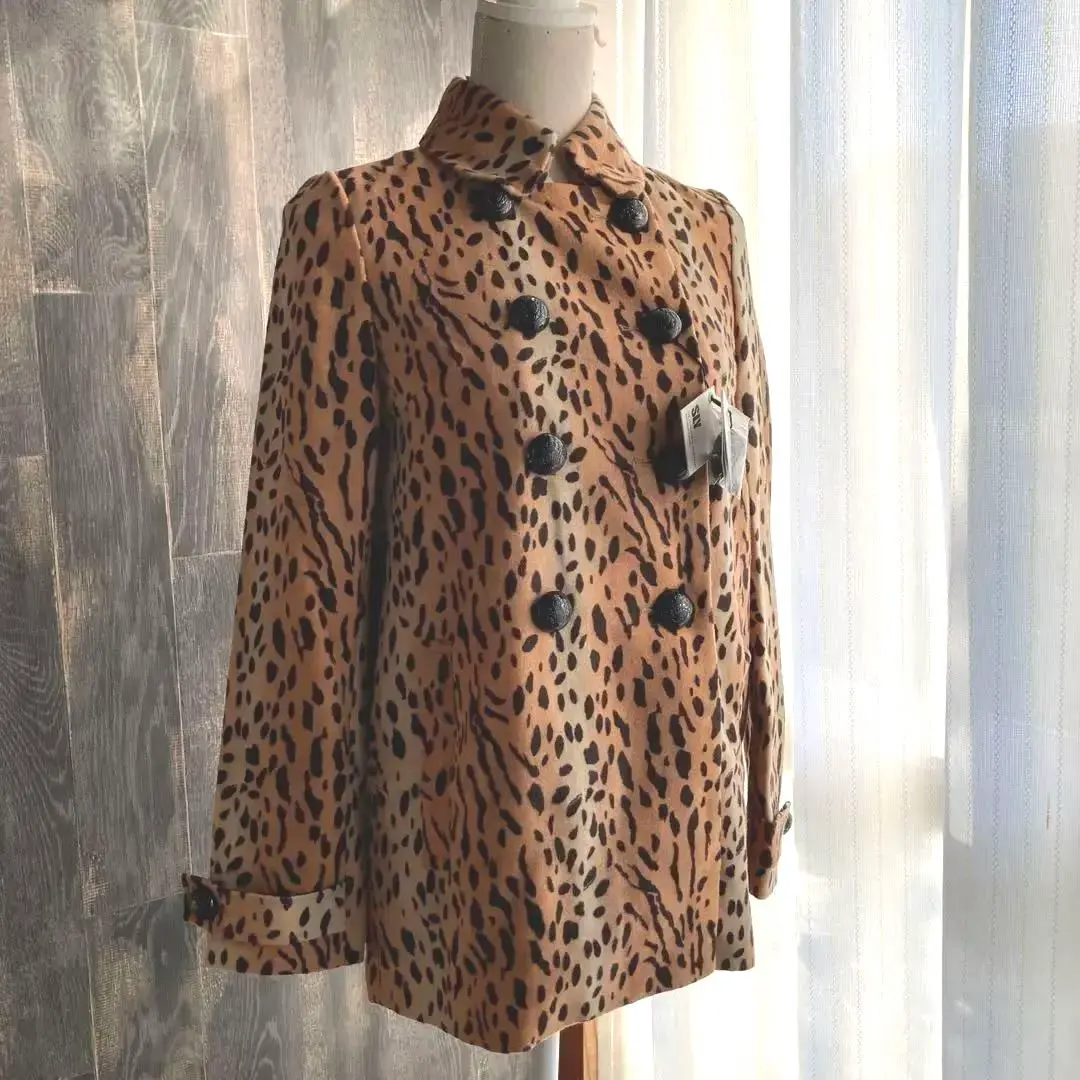 Thumbnail of SLY New, Unused Coat Animal Print Brown-toned Leopard Print SLY