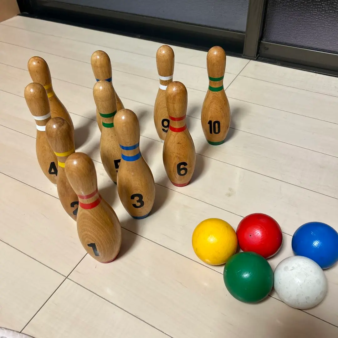 昭和 レトロ ボーリング ボール付き セット おもちゃ - メルカリ