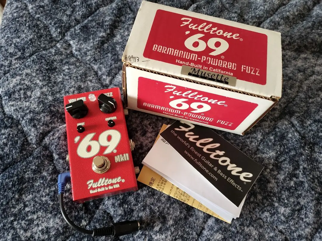 FULLTONE The '69 Pedal  FUZZ  最初期型 Amazon.com: Fulltone 69 MkII Fuzz Pedal : Musical Instruments