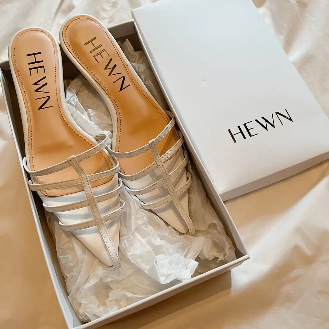 ⭐︎osugiさま⭐︎ HEWN フラットシューズ × ELIN タートルニット ⭐︎osugiさま⭐︎ HEWN フラットシューズ × ELIN タートルニット
