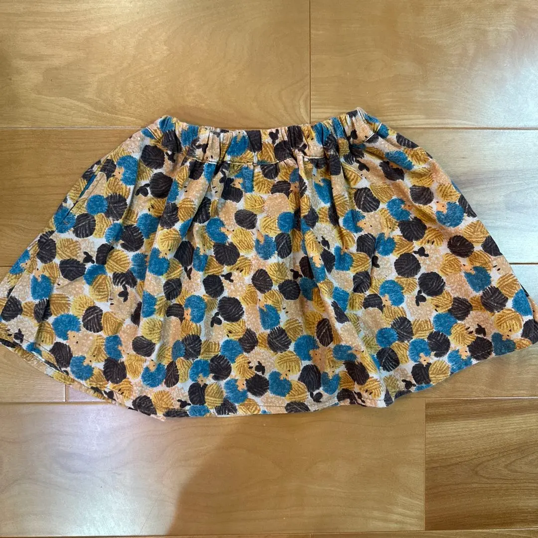 Thumbnail of Kids Samansa Mos2 Dot Pattern Flare Skirt, Size L, 110cm