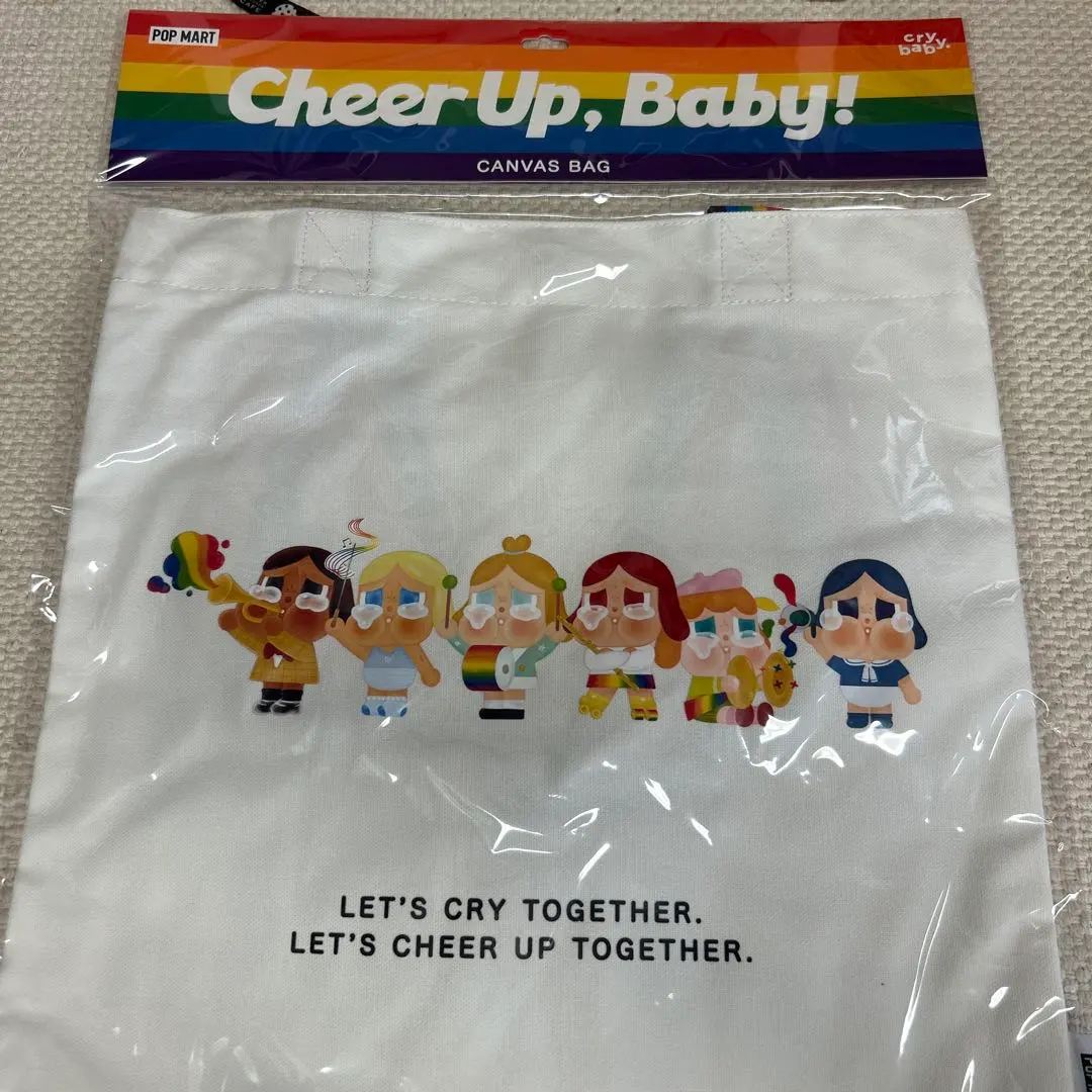 Thumbnail of Cheer Up, Baby! CANVAS BAG cry baby Tote Bag