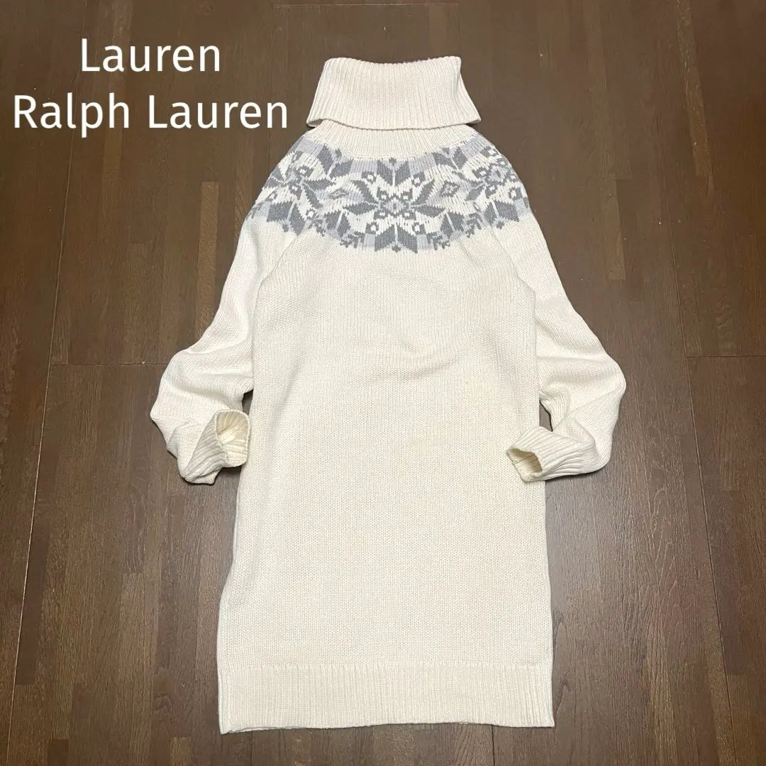 Thumbnail of Lauren Ralph Lauren Turtleneck Knit Dress Nordic Wool