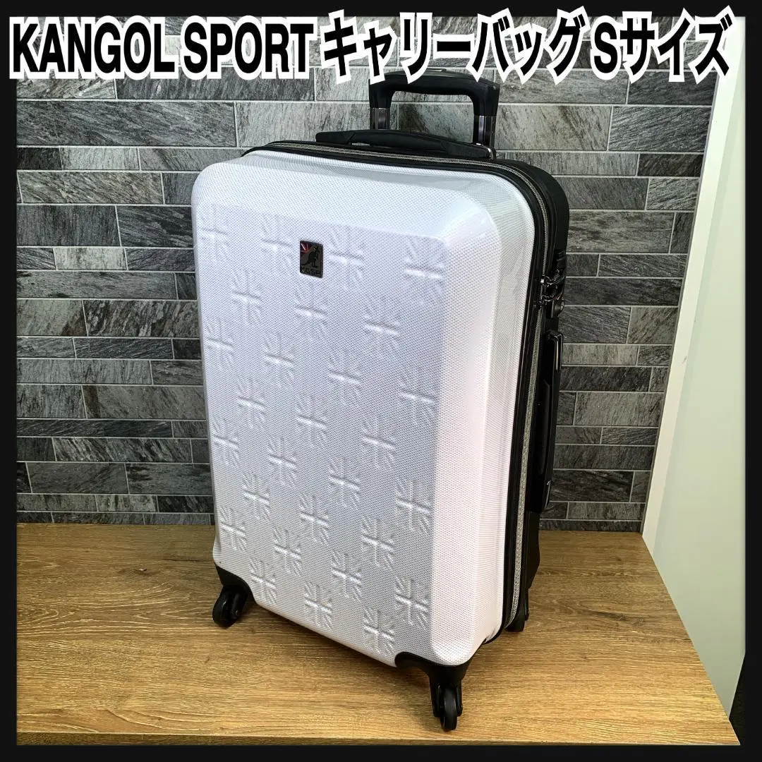 【美品】キャリーケース スーツケース 白 KANGOL 2025年最新】スーツケース カンゴールの人気アイテム - メルカリ