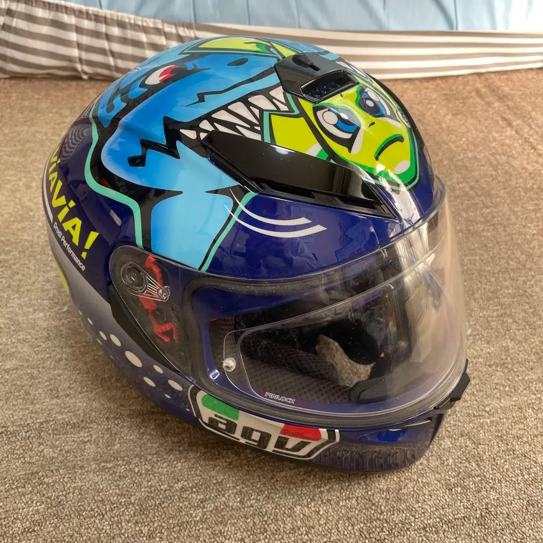 AGV フルフェイスヘルメット 青/緑 AGV K1 Multi フルフェイスヘルメット 緑 | Motardinn フルフェイス