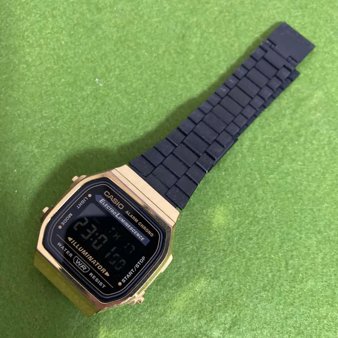 【CASIO】カシオ　ゴールド デジタル腕時計　チープカシオ　A168 3298 CASIO カシオ ゴールド デジタル腕時計 チープカシオ A168 3298