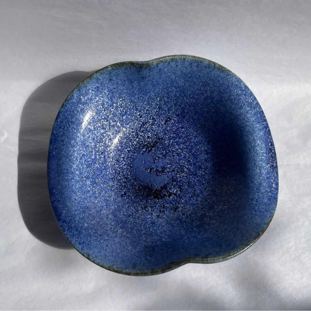 中尾哲彰作　春銀河　布目皿５客 中尾哲彰作 春銀河 布目皿5客 工芸品
