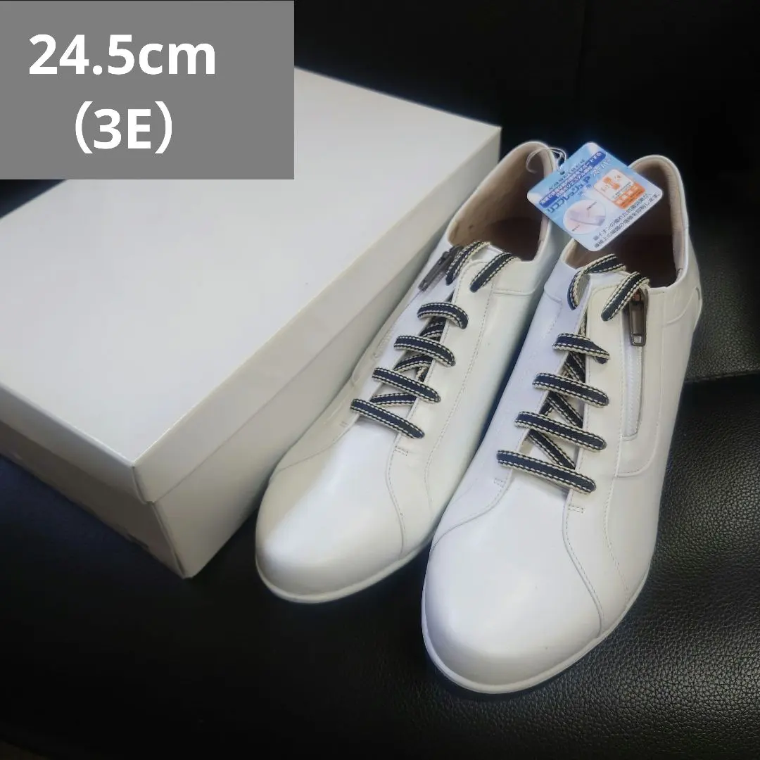 Thumbnail of 94 【New】24.5 cm (3E) Tamagawa Asakusa High-Quality Sneaker Pumps