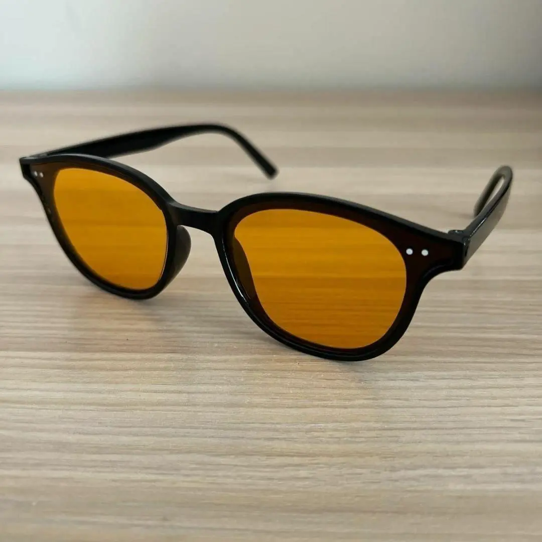 Thumbnail of Orange glasses, fashion glasses, retro orange, small face, UV sunglasses