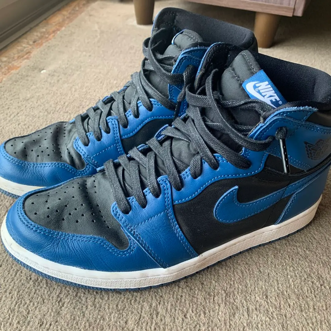 2025年最新】nike air jordan 1 青黒の人気アイテム - メルカリ