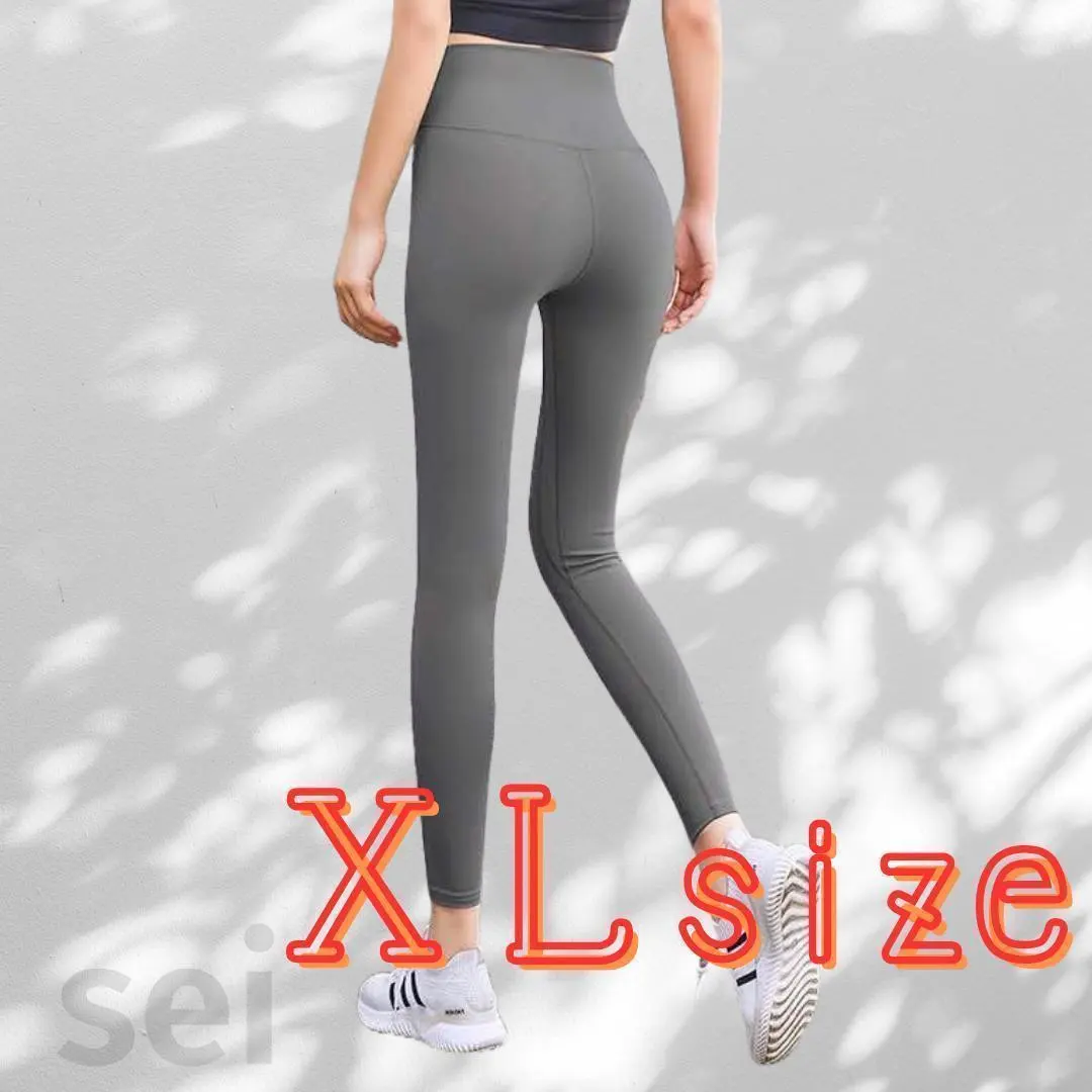 Thumbnail of Yoga pants leggings XL gray Pilates yoga women's