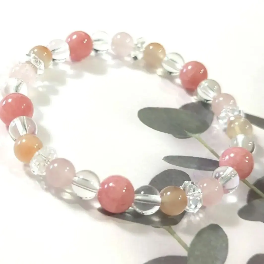 Thumbnail of [Inventory Sale] Incarose x Rose Quartz x Moonstone Bracelet