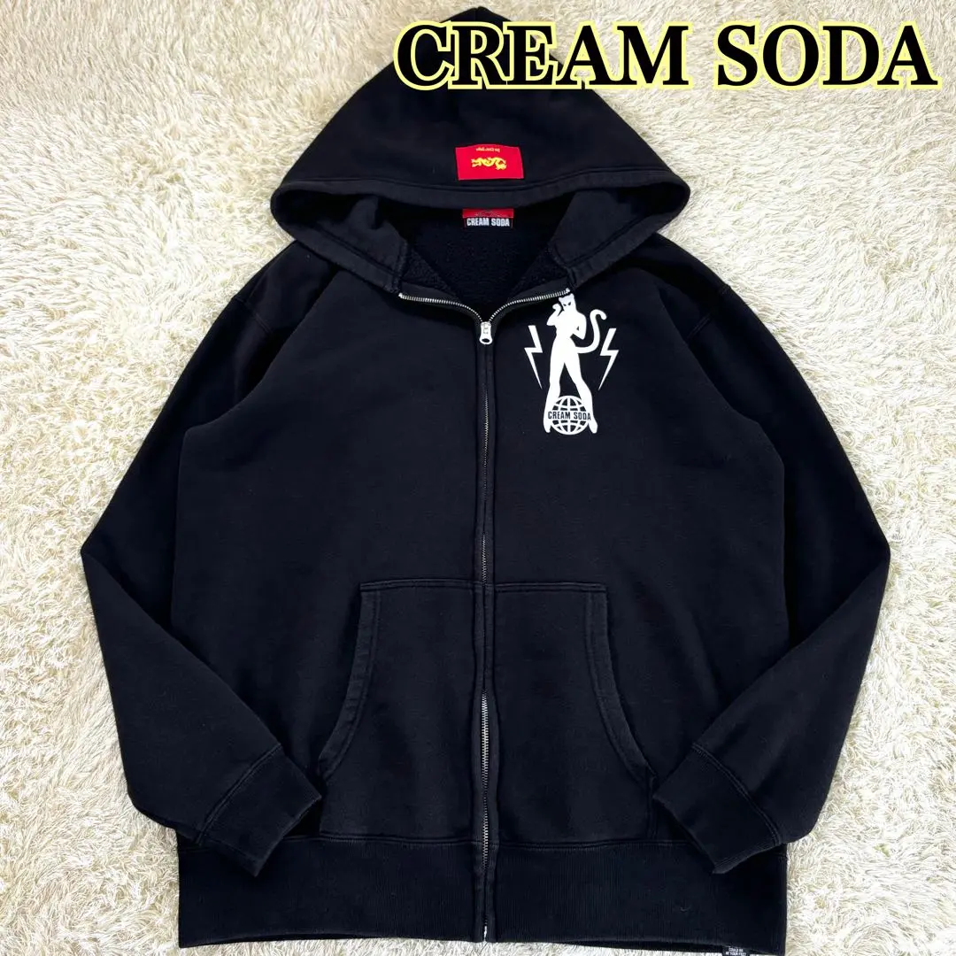 CREAM SODA ミラクルウーマン パーカー フーディースウェット 日本製 CREAM SODA ミラクルウーマン パーカー フーディースウェット