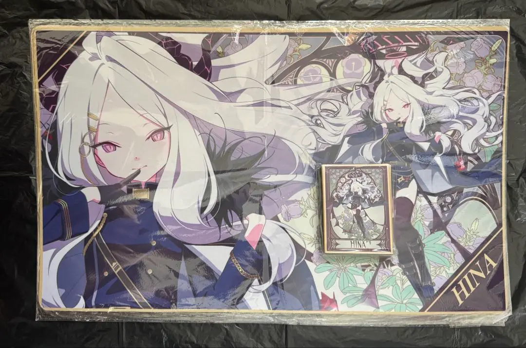 α1 ブルアカ ドレス&文字 空崎ヒナ スリーブ&プレイマット ブルーアーカイブ ブルアカ 空崎ヒナ スリーブ プレイマット