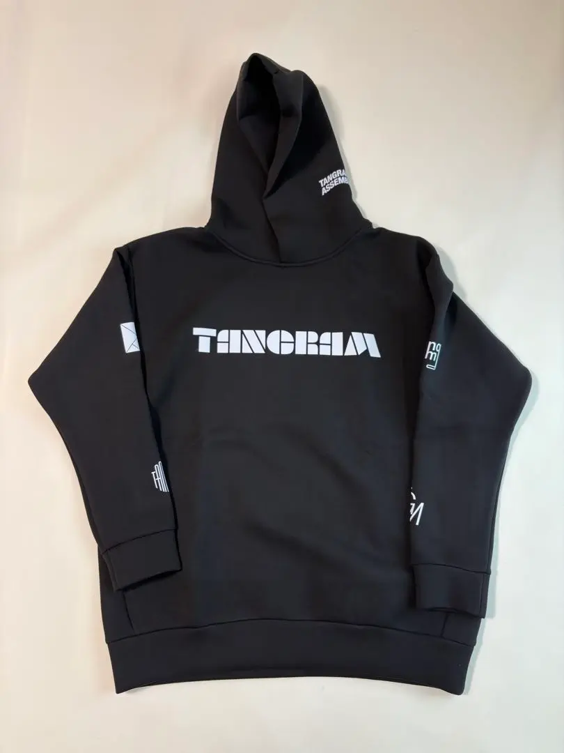 TANGRAM フード付きパーカー ブラック タングラム　サイズXL TANGRAM（タングラム）の「ZOZO × RENOMA × TANGRAM DOUBLE KNIT