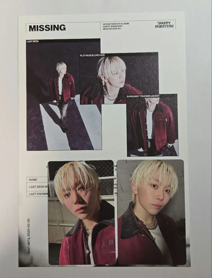 Thumbnail of Seungkwan HAPPY BURSTDAY NEW ESCAPE Ver