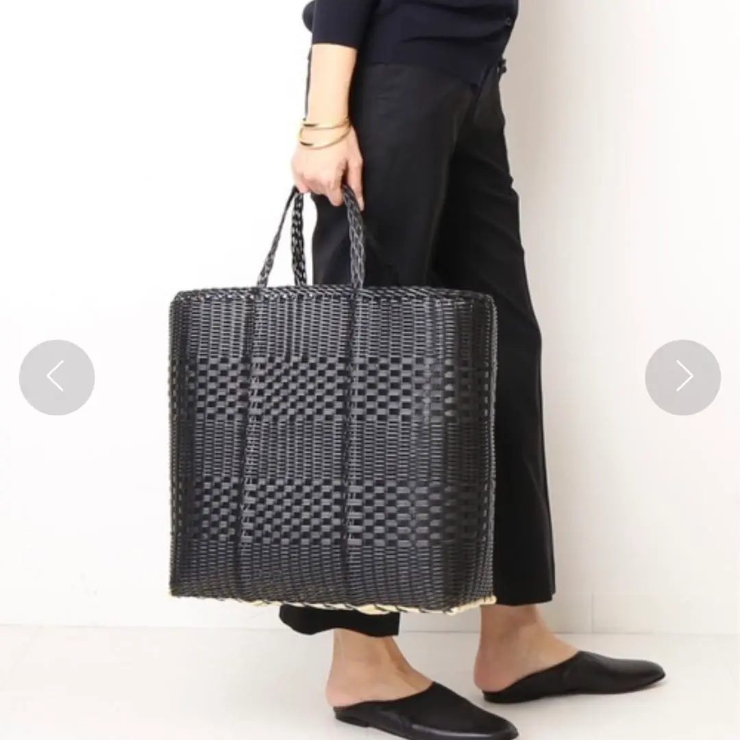 新品同様！アパルトモン ドゥーズィエムクラス マーケットバッグ L かごバッグ L'Appartement DEUXIEME CLASSE（かごバッグ/ストローバッグ）の