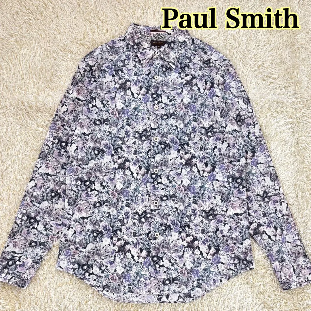 Thumbnail of Paul Smith Long Sleeve Shirt Dress Shirt Floral Pattern All-Over Print M
