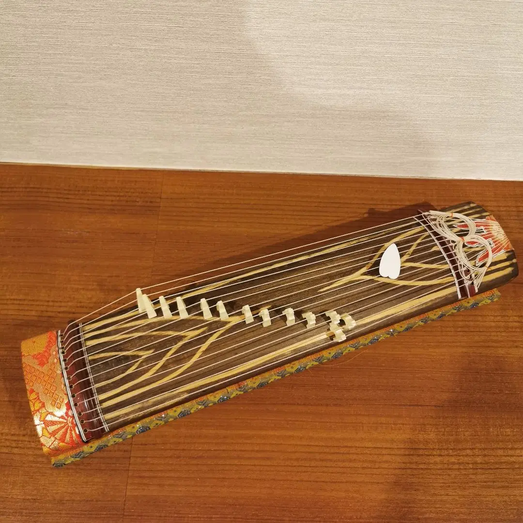 お琴 十三弦 和楽器 弦楽器 桐 刺繍 184cm（2025年最新】和琴 琴