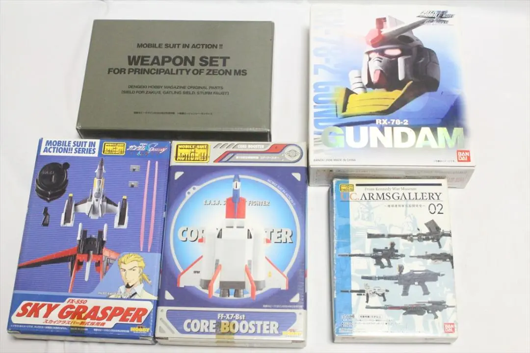 (未使用･未開封品)　MS IN ACTION!! FF-X7-Bst 第13独立部隊所属 コア・ブースター 「機動戦士ガンダム」 電撃ホビーマガジン2004年2月号付録 vf3p617 ROBOT魂 ＜SIDE MS＞ FF-X7-Bst コア・ブースター 2機セット ver