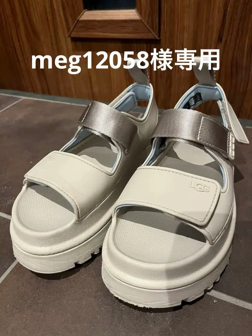 【美品】UGG スポーツサンダル グレー 23.5 UGG アグ サンダル レディース W SPORT YEAH 1126811 おしゃれ