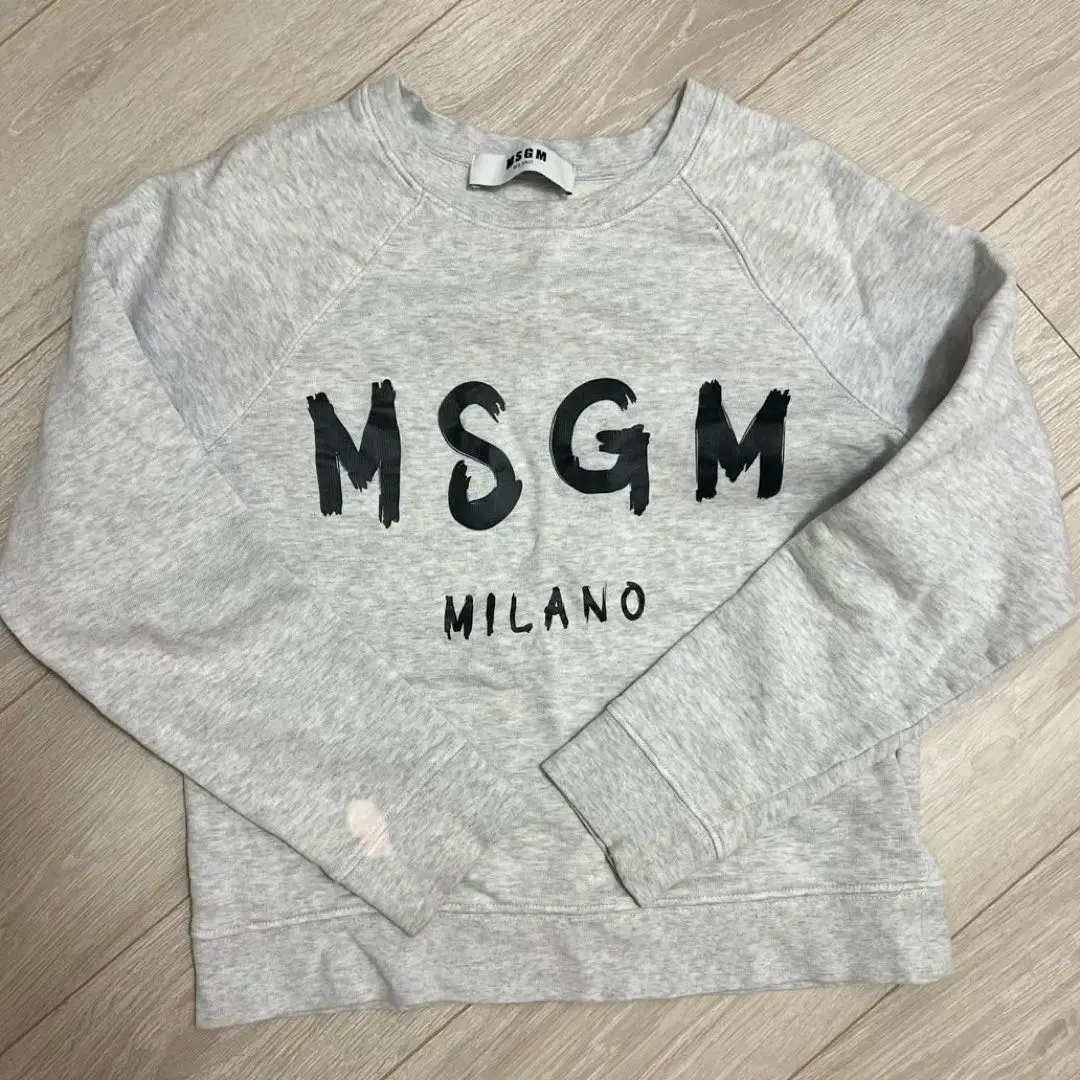 Thumbnail of MSGM Gray Logo Sweatshirt