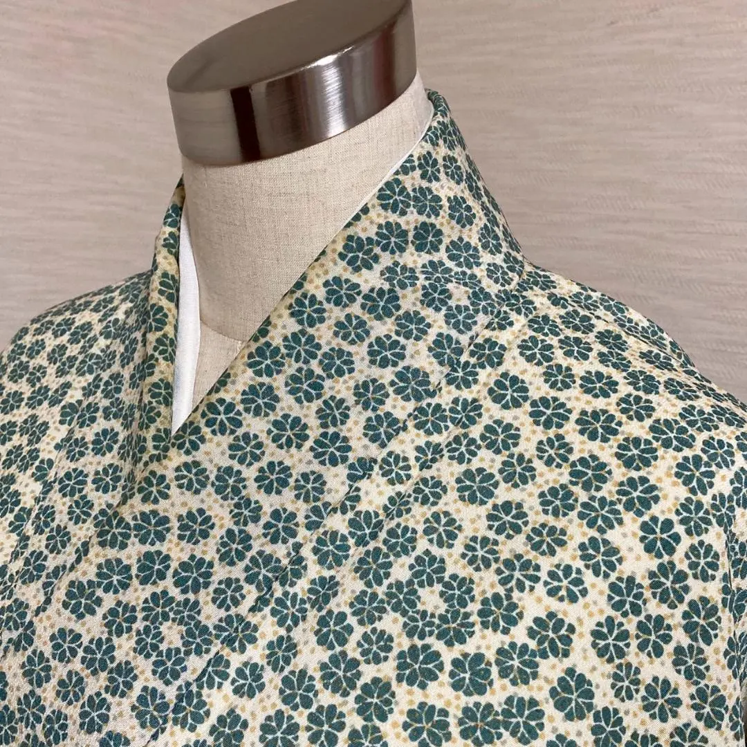 KA2038 可水洗衣物 小紋 身丈164cm 聚酯纖維 化纖 的縮圖