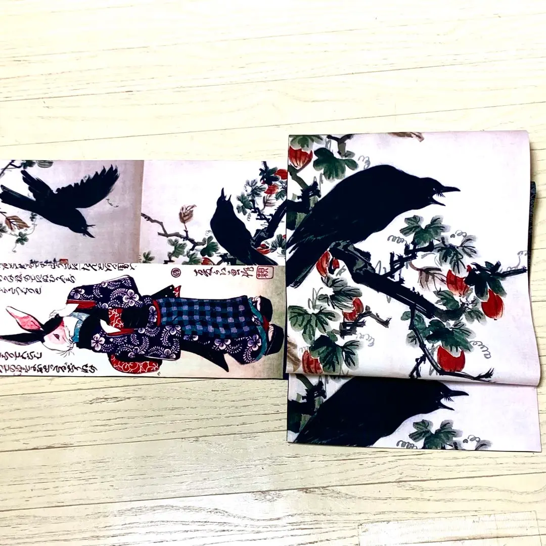 アクリル画烏瓜静物画額付き一点物原画