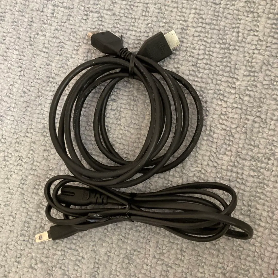 Thumbnail of PS4 power cord and HDMI cable set, tested and working.