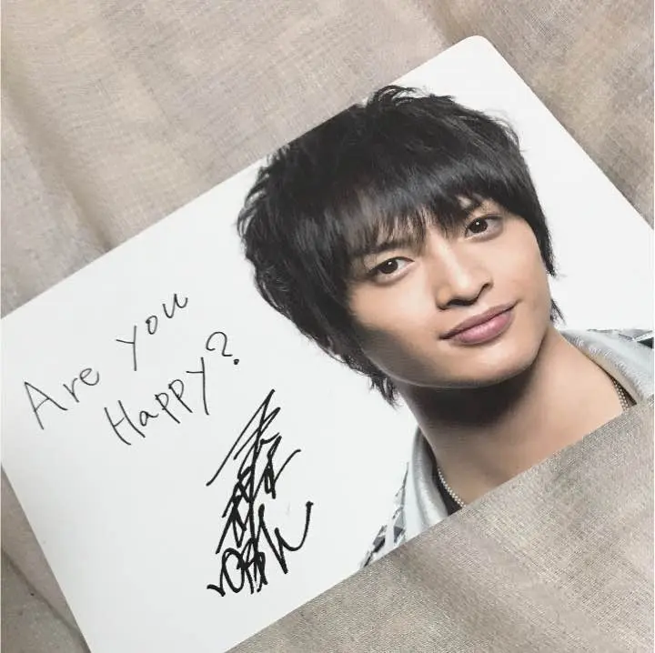 玉森裕太　サイン　色紙 Kis-My-Ft2 玉森裕太 サイン色紙