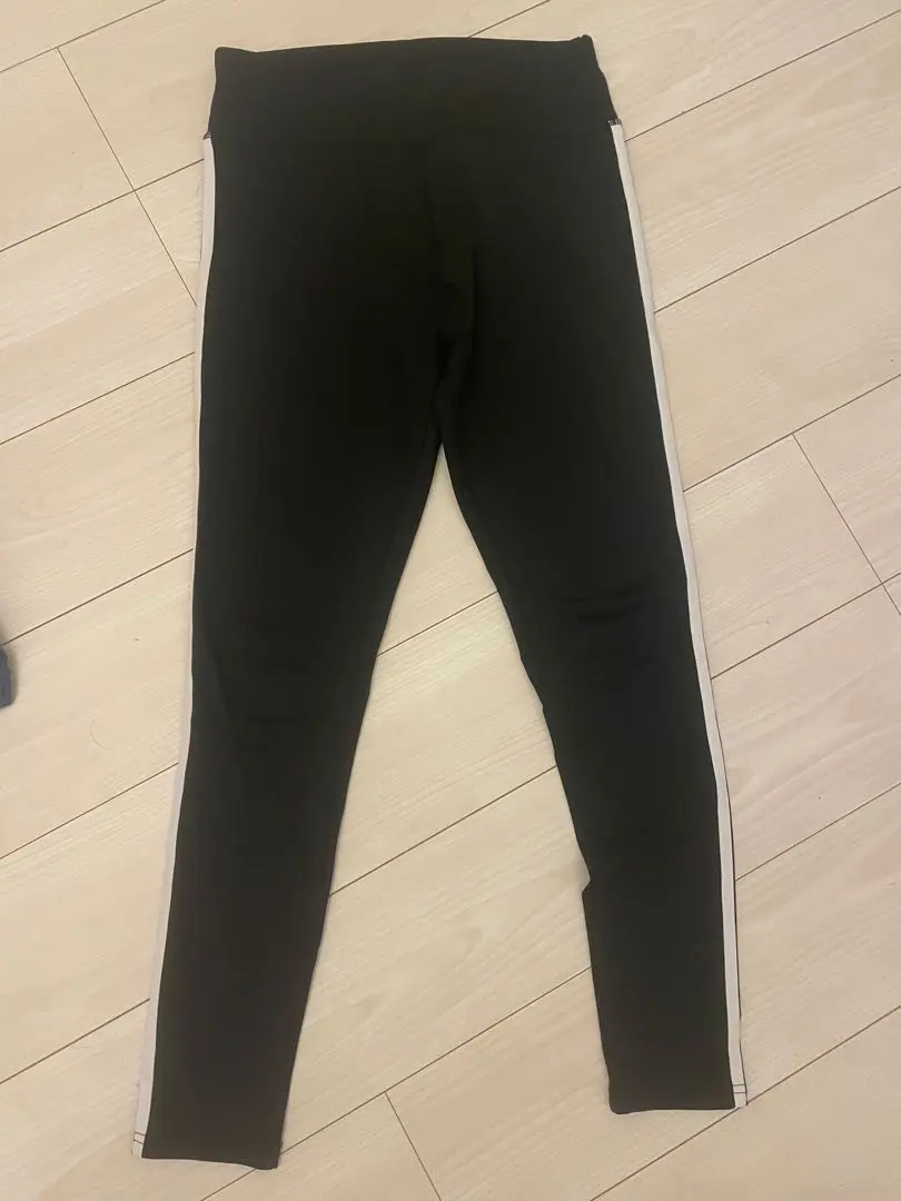 Thumbnail of Black Side Stripe High-Waisted Leggings