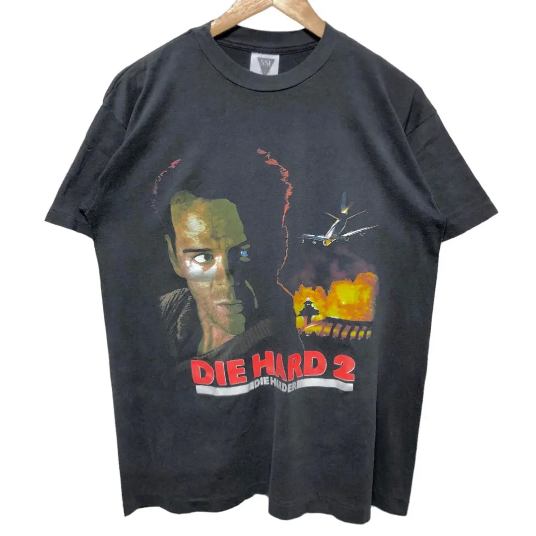 90s ダイハード Die Hard 映画 ムービー Movie Tシャツ Vintage 90s Die Hard 2 Movie Promo Tee 1990s Twentieth