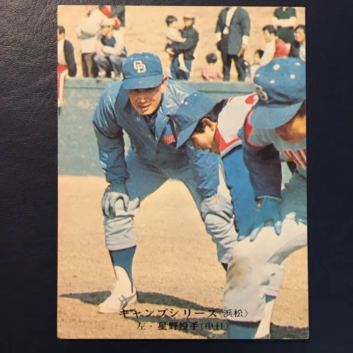 限定版】カルビー、プロ野球カード、1975年815、中日、星野仙一