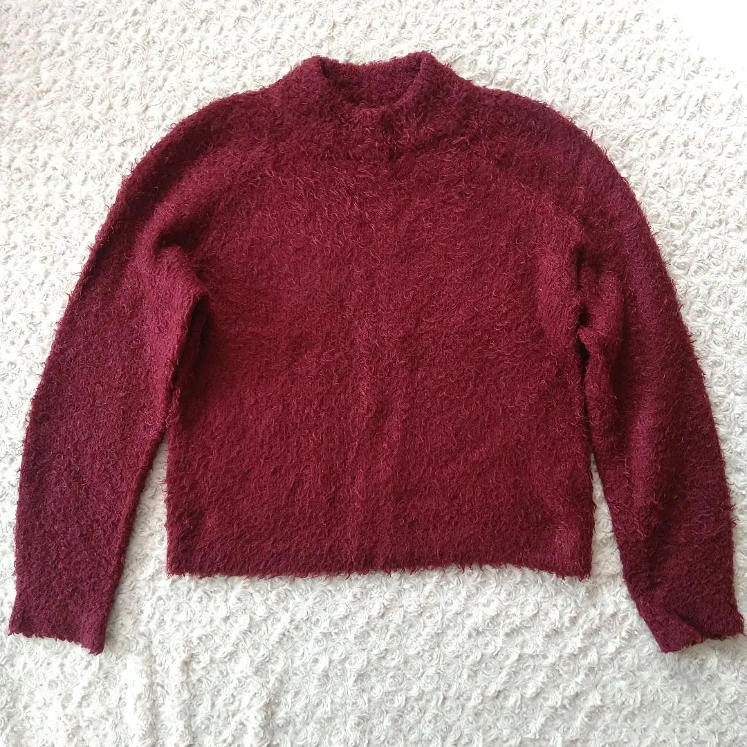 Thumbnail of GU Mall-style Knit Sweater M Wine