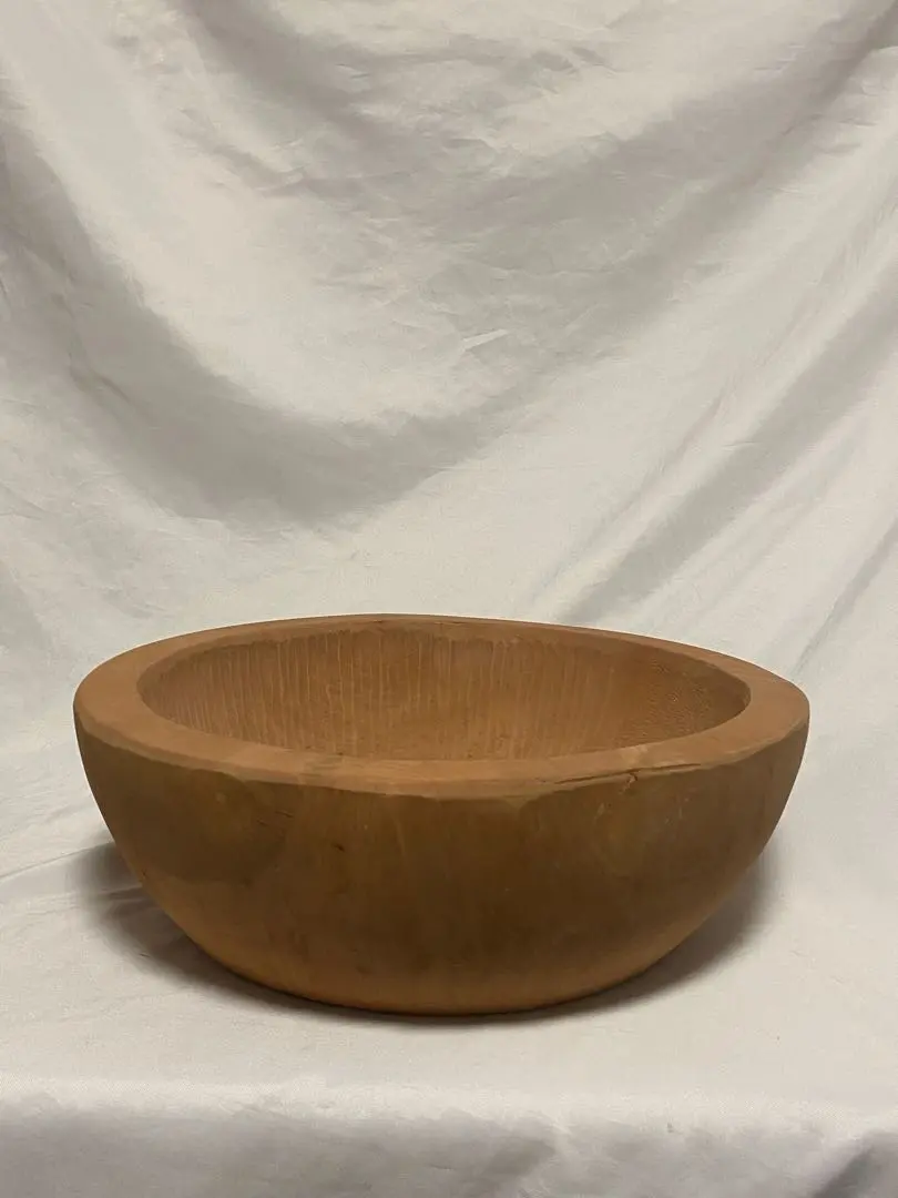 Thumbnail of 2627❣️ Natural solid wood kneading bowl, approximately 42cm in diameter