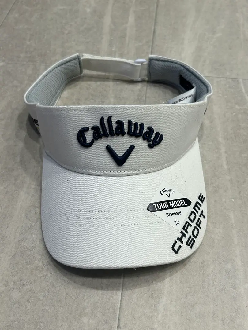 Thumbnail of Callaway Chrome Soft Visor, White, One Size