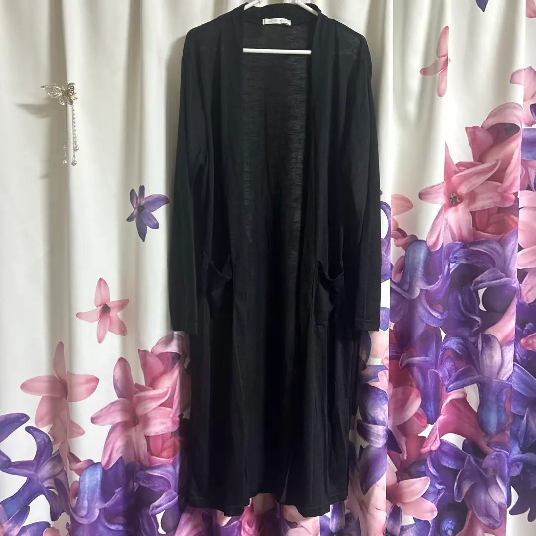 Thumbnail of Black long cardigan