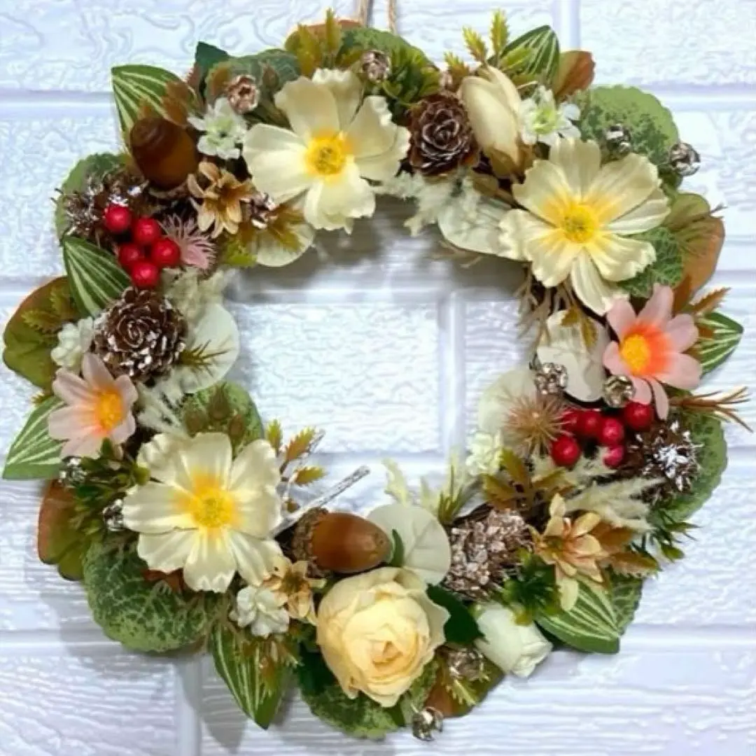 Thumbnail of Weekend Sale! Adorable, Berry-Filled! Autumn/Winter Artificial Wreath, Handmade, Discreet Shipping
