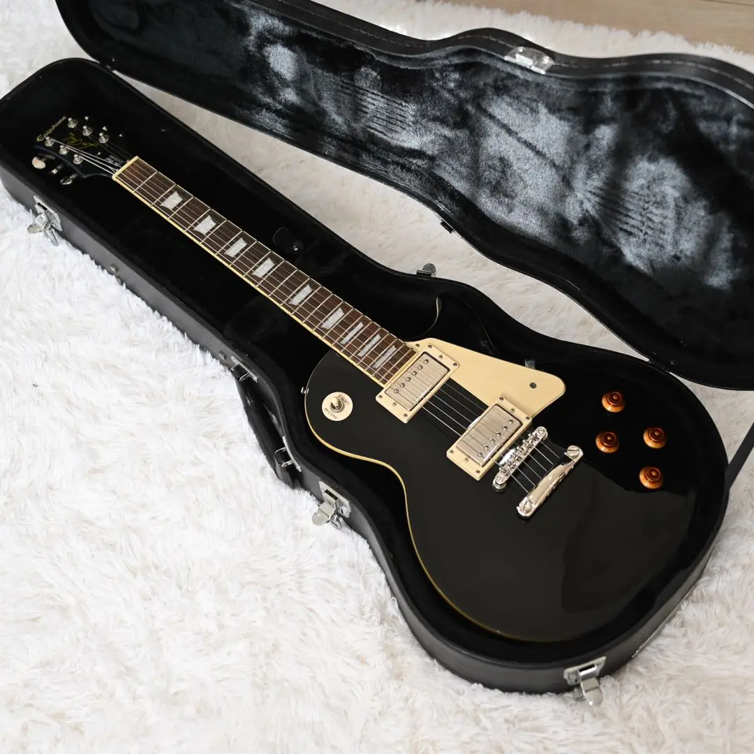 Epiphone スタンダード レスポール　ケース付 サイドバック艶消黒 Epiphone スタンダード レスポール ケース付 サイドバック艶消黒